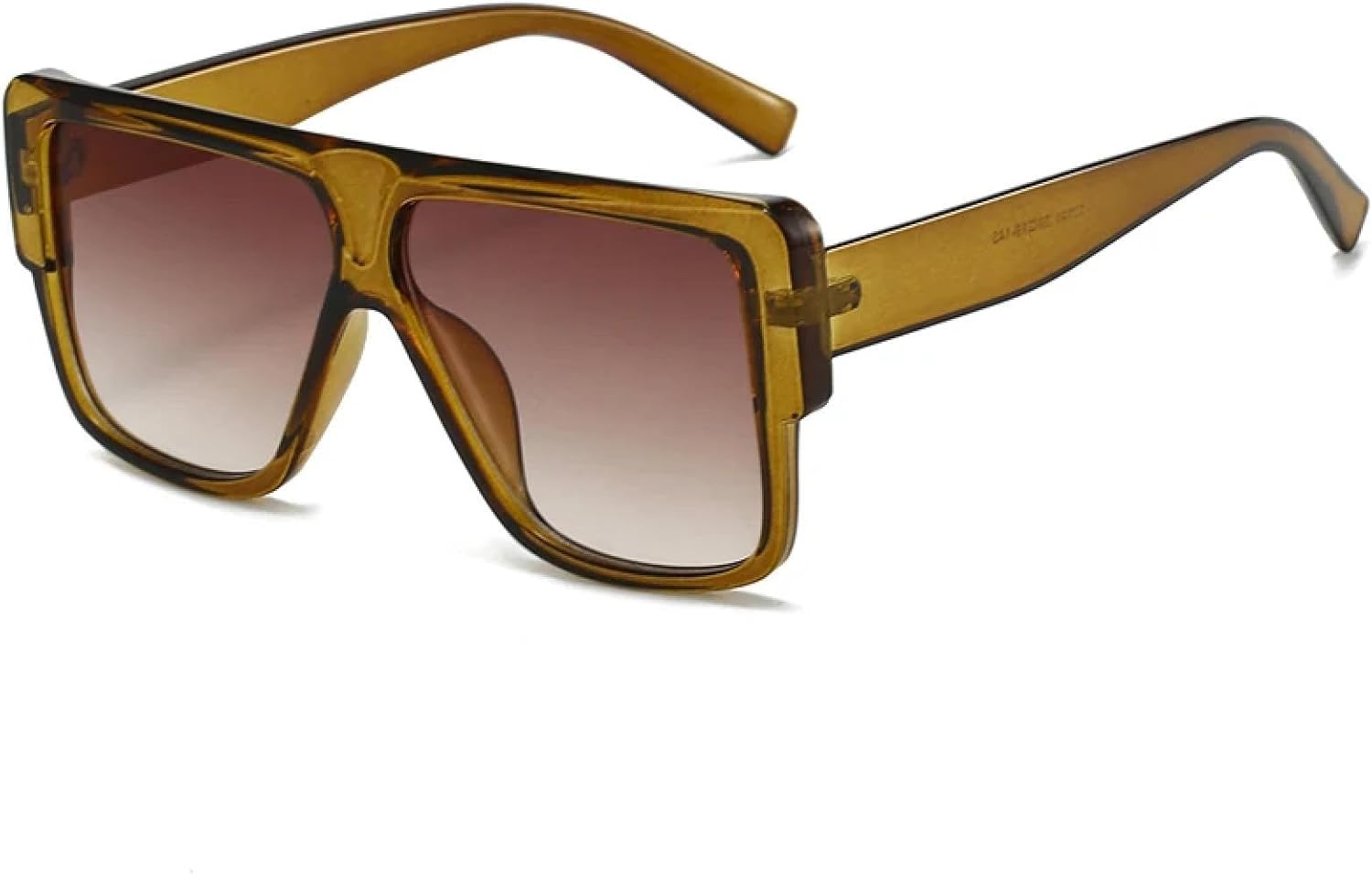 

Модные солнцезащитные очки для женщин, большие солнцезащитные очки в крупной оправе, роскошные винтажные солнцезащитные очки с градиентным покрытием, защита от УФ-излучения UV400 TKKTLLT, Green Tea