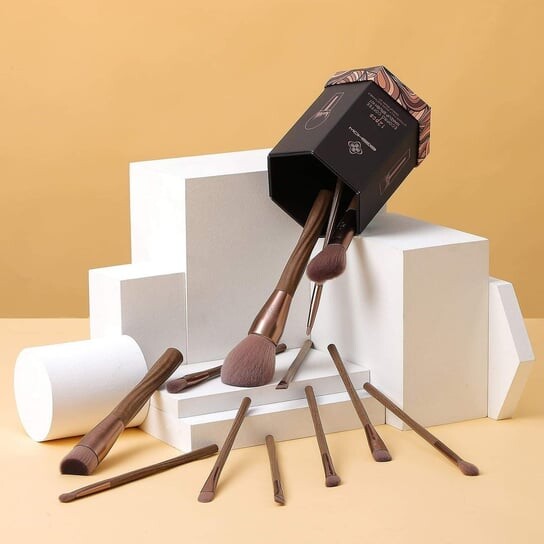 Набор кистей для макияжа Eigshow Ecopro Series, 12 шт., эко-кофе, Eigshow Beauty — фото 3