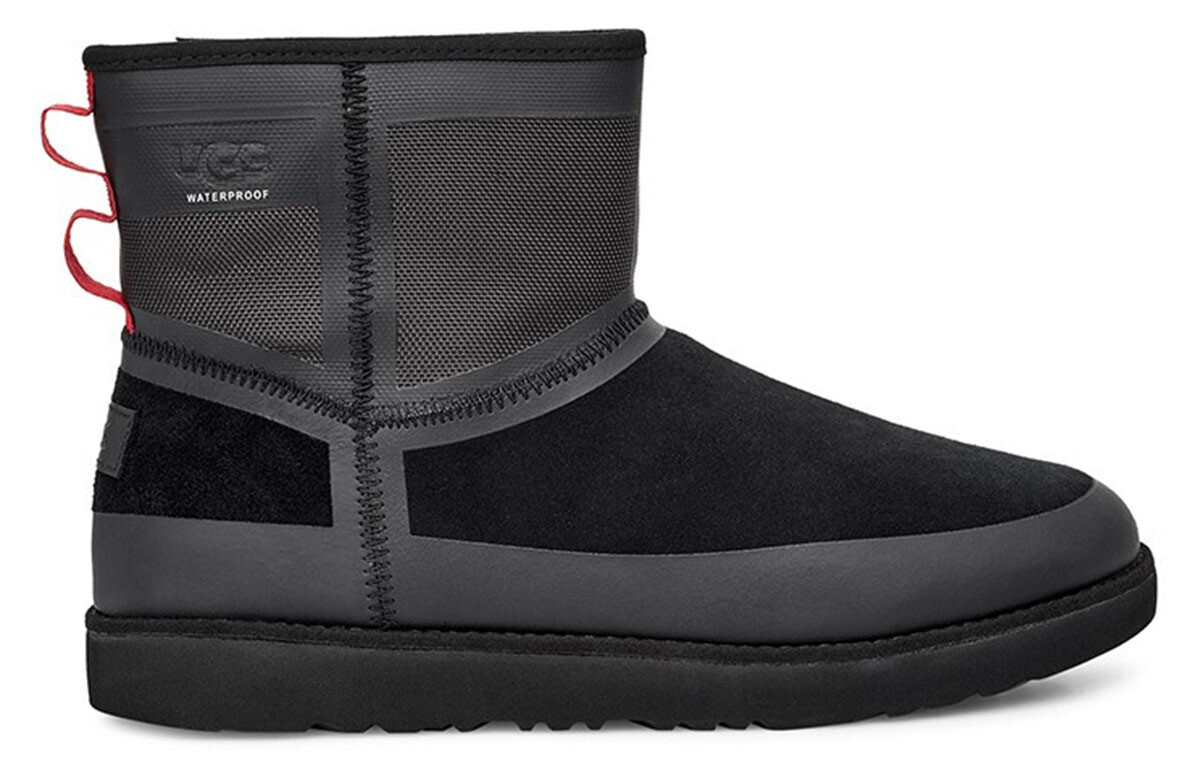 Мужские зимние ботинки Ugg комбинированные, черный — фото 2