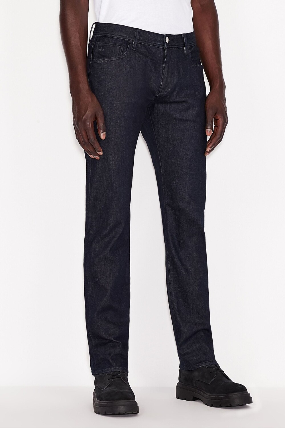

Потертые джинсы узкого кроя J13 Armani Exchange