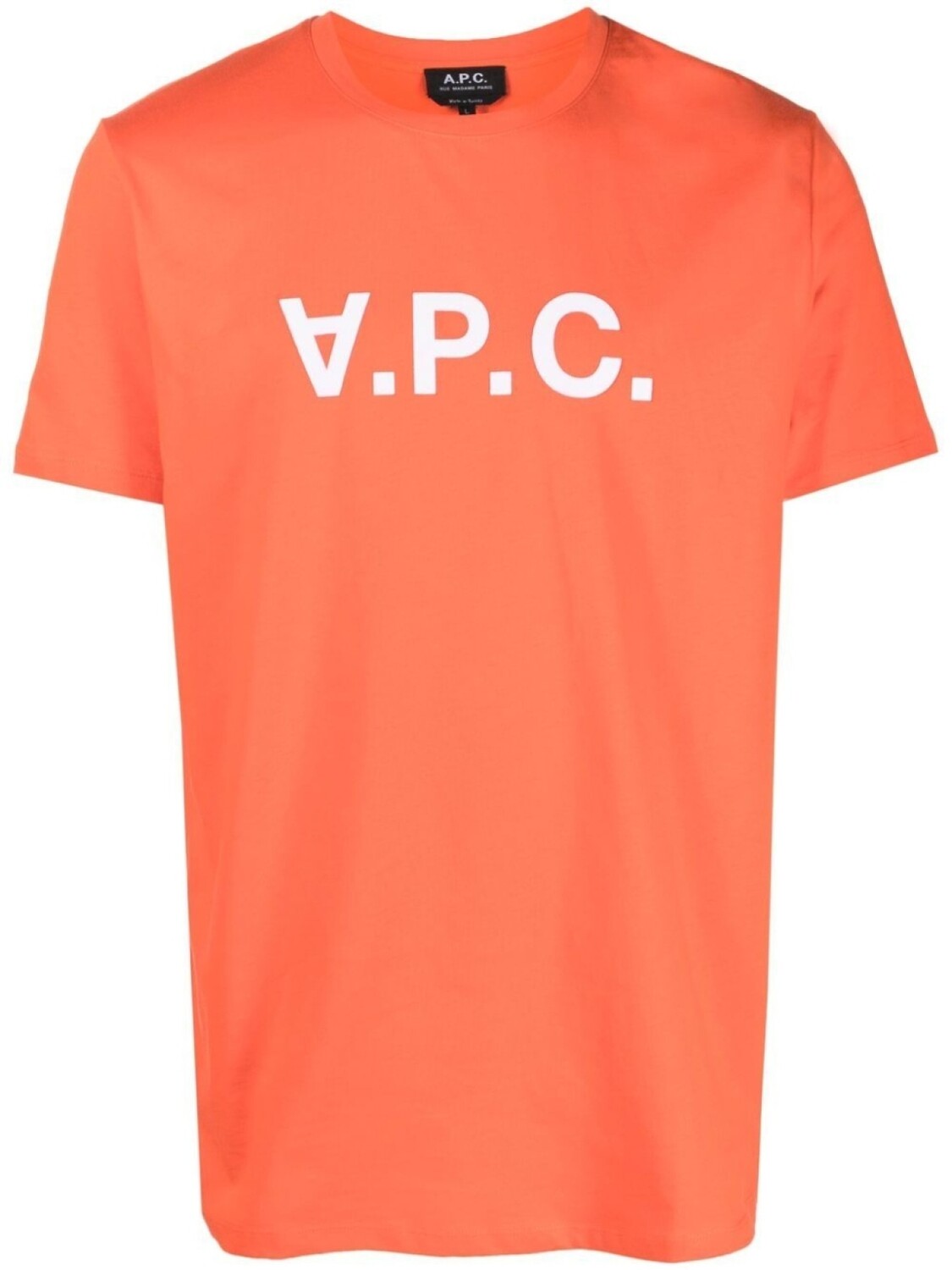 

A.P.C. футболка с логотипом, оранжевый