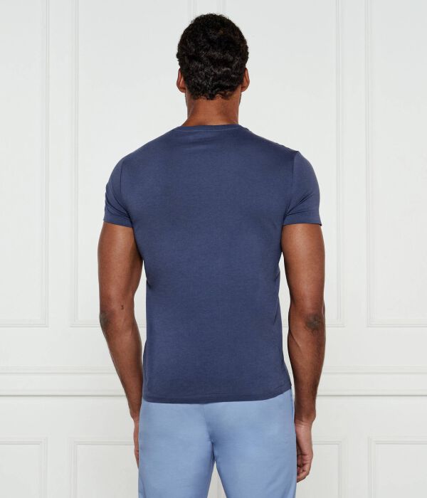 Футболка мужская Polo Ralph Lauren Custom Slim Fit, синий — фото 3