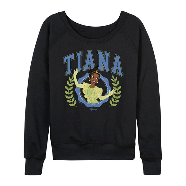 

Женская футболка с длинным рукавом Princess Tiana Collegiate French Terry Disney, Black, Черный, Женская футболка с длинным рукавом Princess Tiana Collegiate French Terry Disney, Black