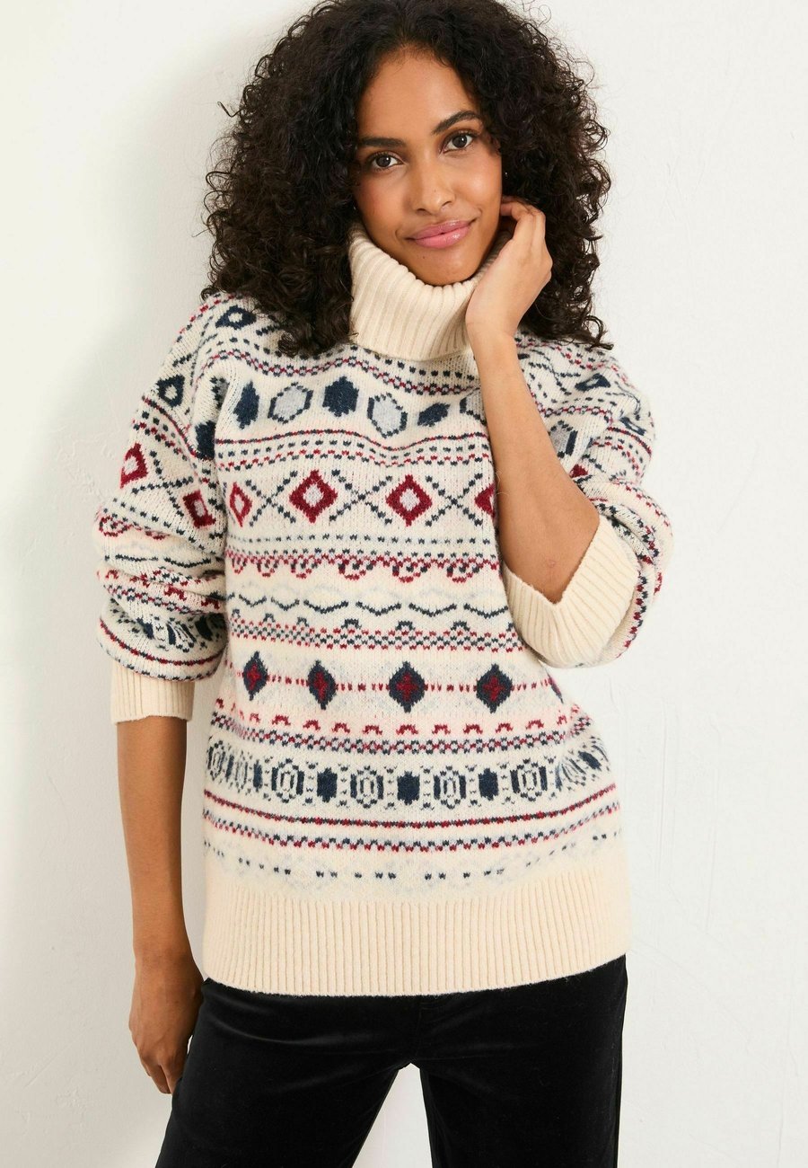 

Джемпер FatFace REGULAR FIT, Ivory/White