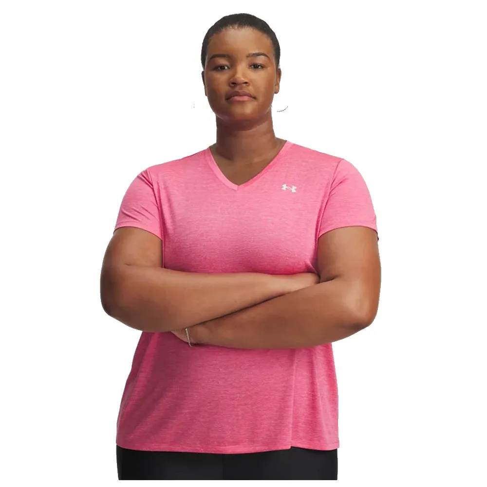 

Футболка с коротким рукавом спортивная Under Armour Tech Twist SSV Plus, розовый