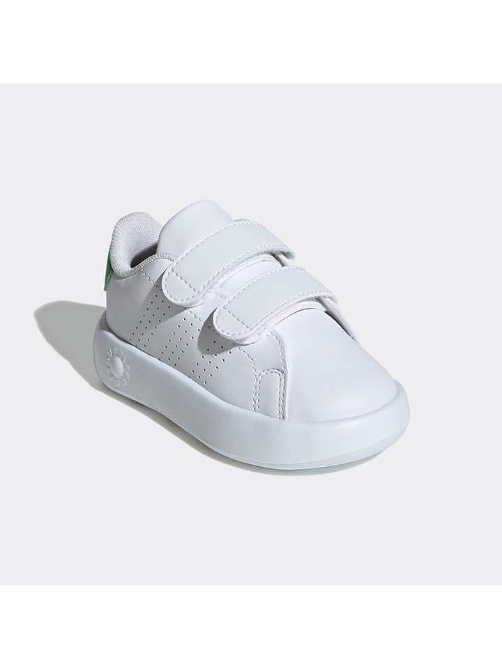 

Кроссовки на шнуровке Advantage adidas, белый