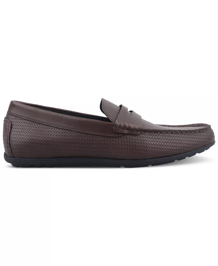 Мужские лоферы Masonn Slip-On Penny Driving Alfani, коричневый — фото 2