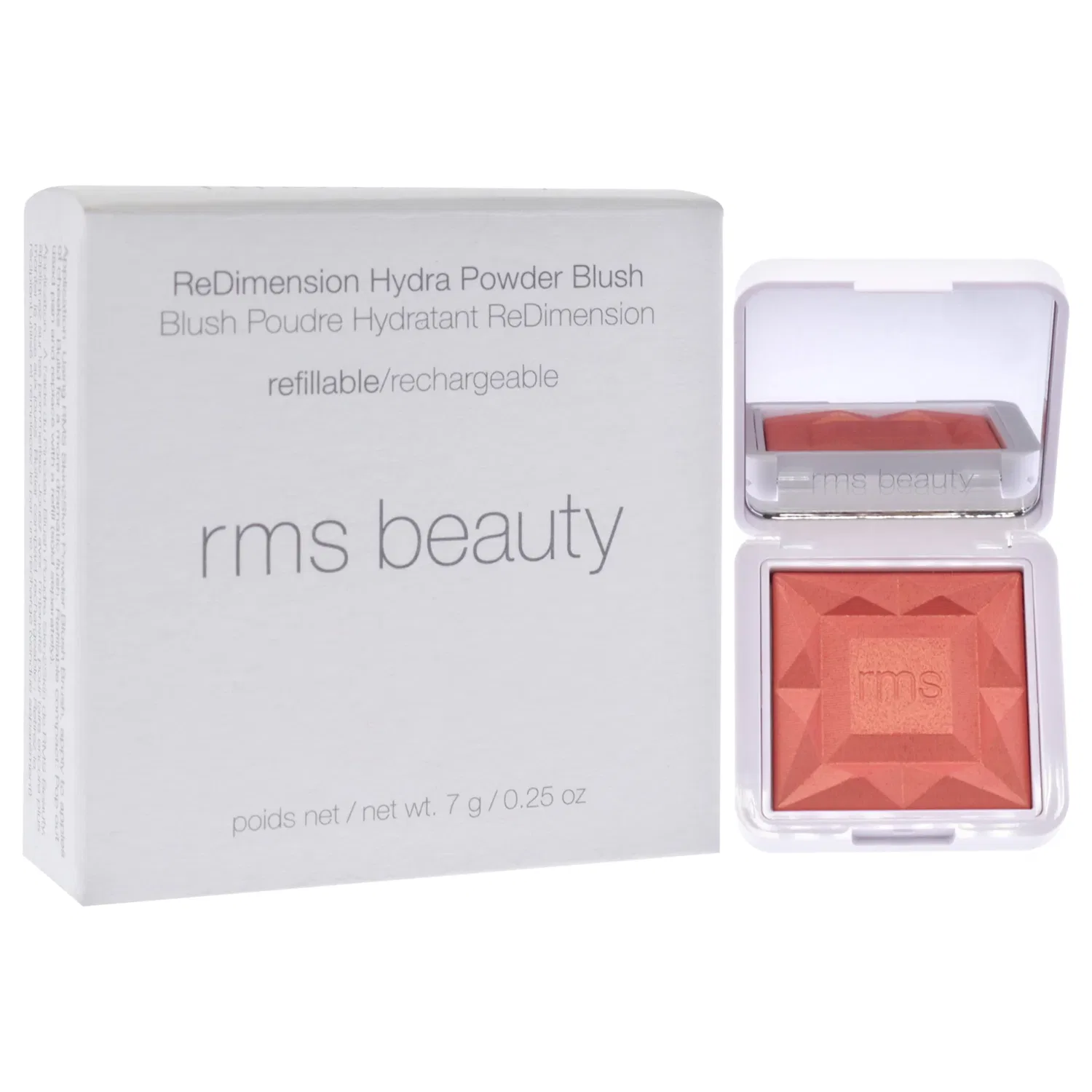 Румяна ReDimension Hydra Powder Blush - Mai Tai от RMS Beauty для женщин - 0,25 унции (многоразовый блок) — фото 3