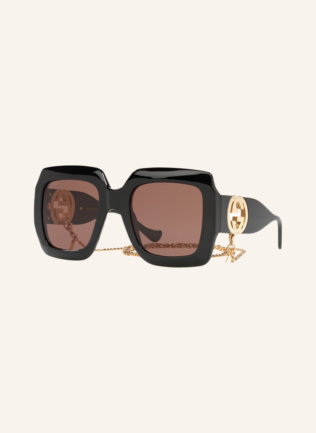 

Солнцезащитные очки gg1022s GUCCI, черный/коричневый