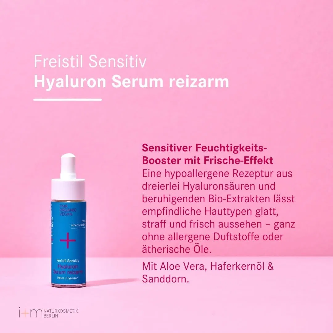 Сыворотка I+M Naturkosmetik — Органическая гиалуроновая «Low Irritation» от, 25 мл — фото 2
