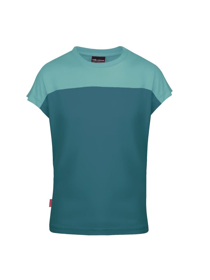 

Функциональная рубашка Trollkids Funktionsshirt Bergen, цвет teal