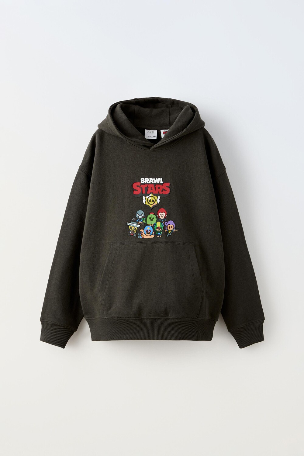 

Brawl stars supercell oy толстовка с капюшоном ZARA, антрацитово-серый