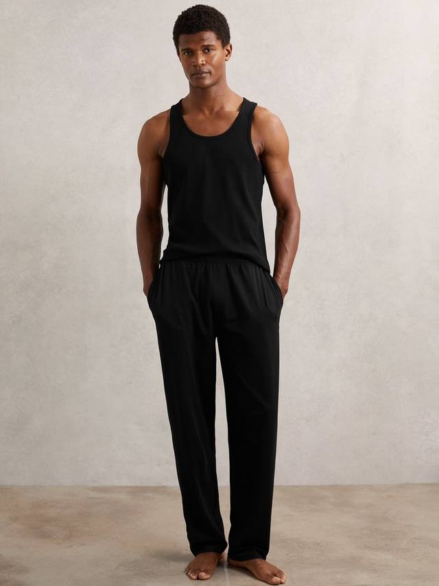 

Хьюго джерси джоггеры с логотипом на поясе Reiss, Black