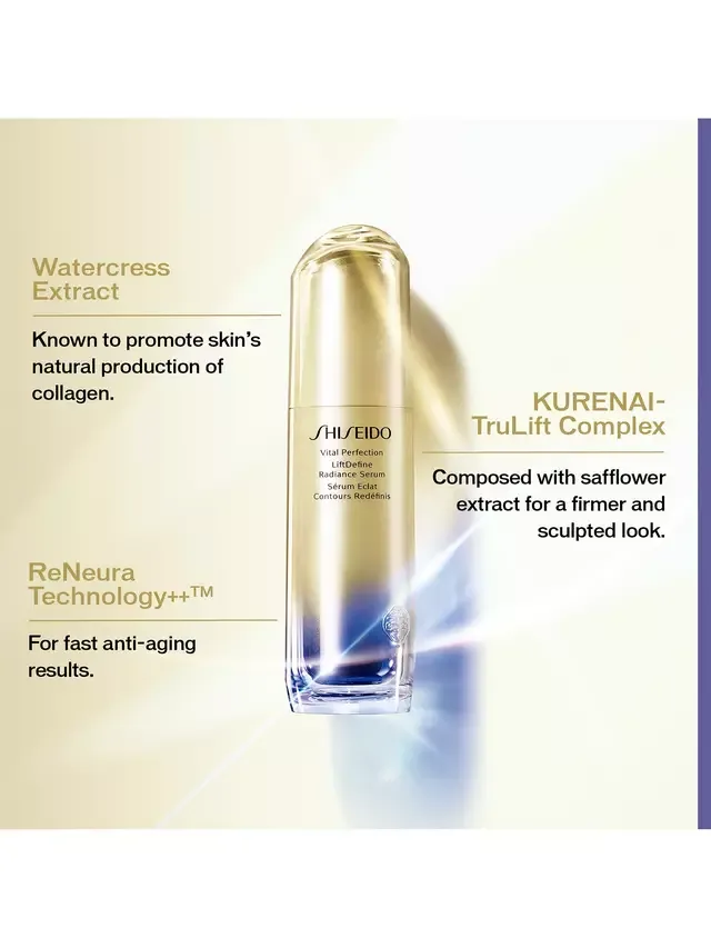 Сыворотка Shiseido — Для сияния кожи Vital Perfection LiftDefine Radiance Serum, 40 мл — фото 3