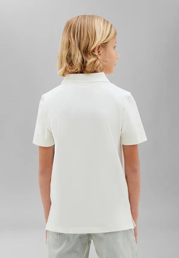 Футболка поло Calvin Klein Jeans, тофу — фото 2