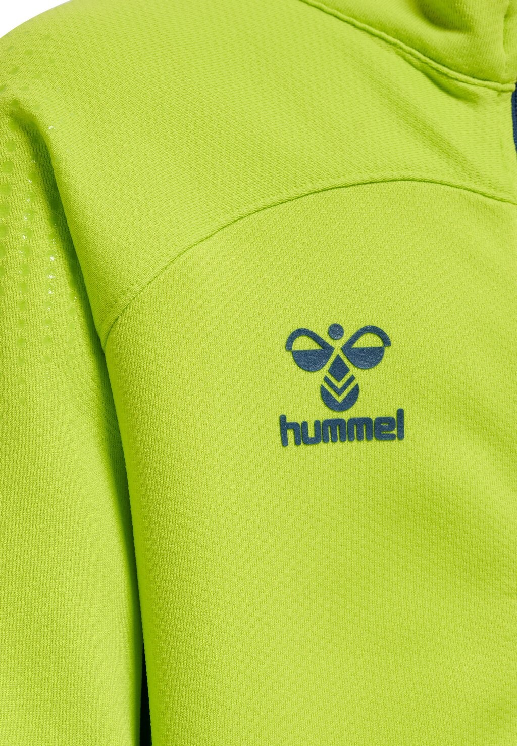 Тренировочная куртка Hummel, цвет lime punch — фото 4
