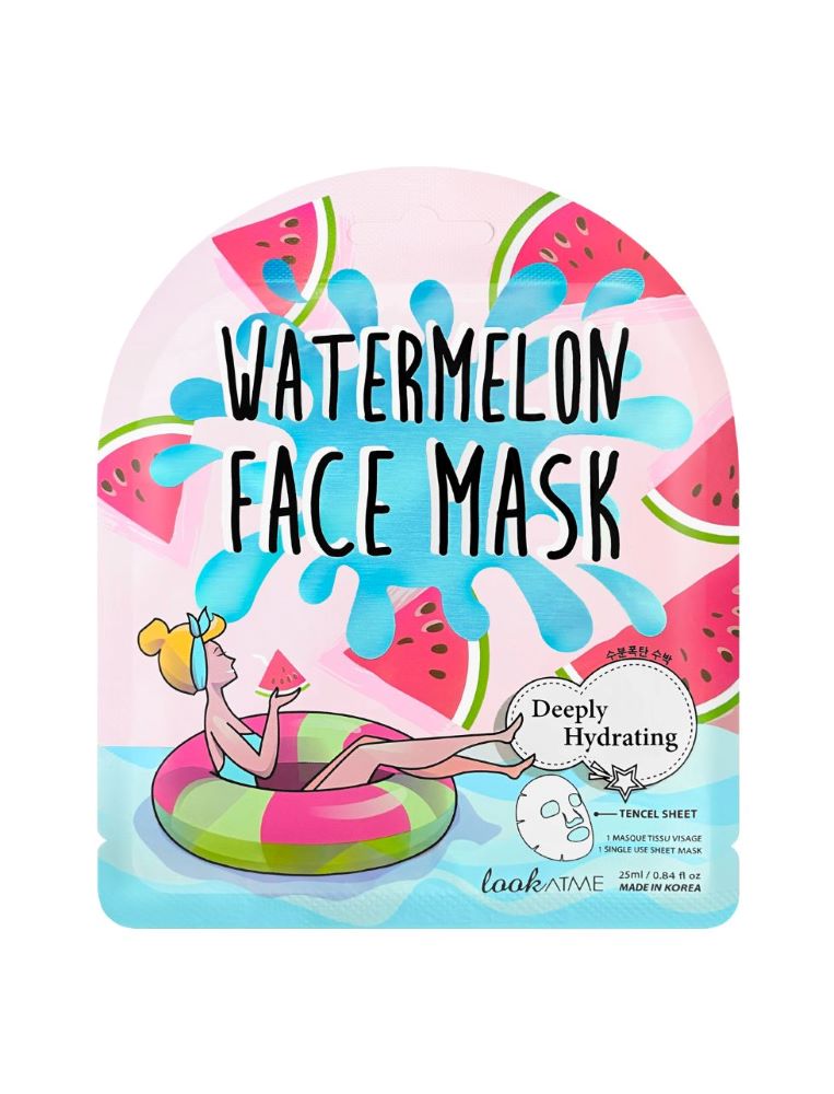

Тканевая маска для лица watermelon tencel face mask Look At Me, количество 1 шт.