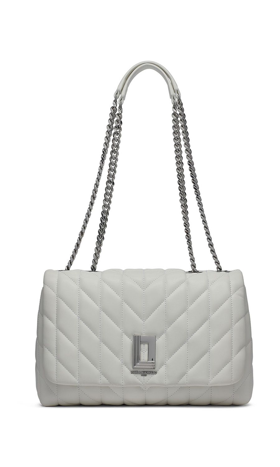 

Lafayette Shoulder Karl Lagerfeld Paris, белый/серебряный
