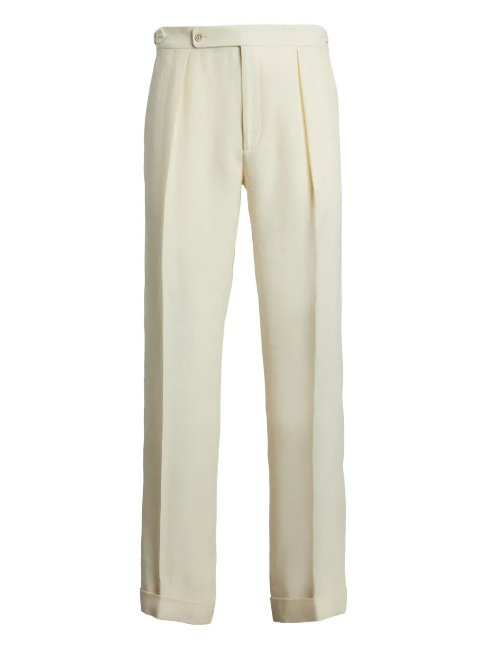 

Шелковые брюки Ralph Lauren Purple Label, белый