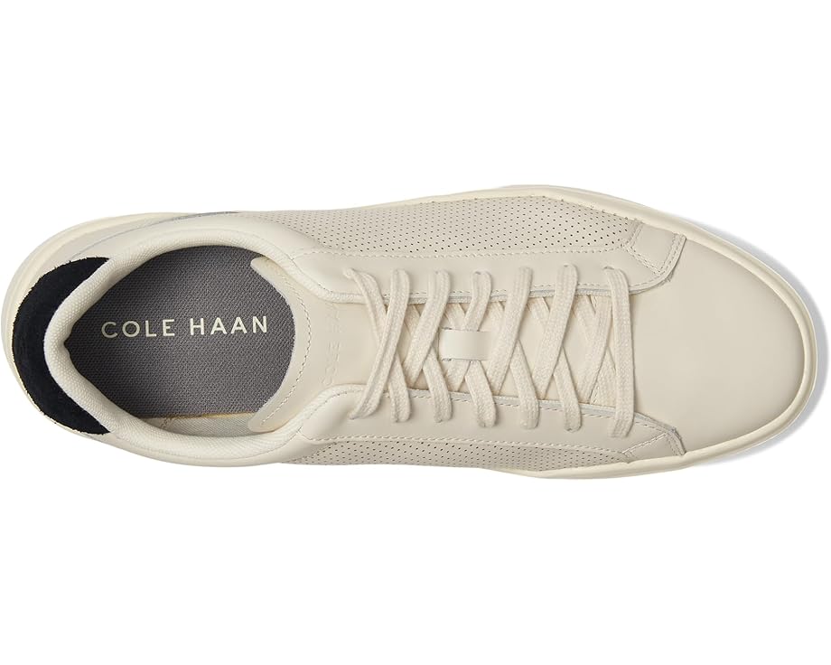 Кроссовки Cole Haan Grand Crosscourt Modern Perforated Lace To Toe Sneakers, цвет Ivory/Black — фото 2