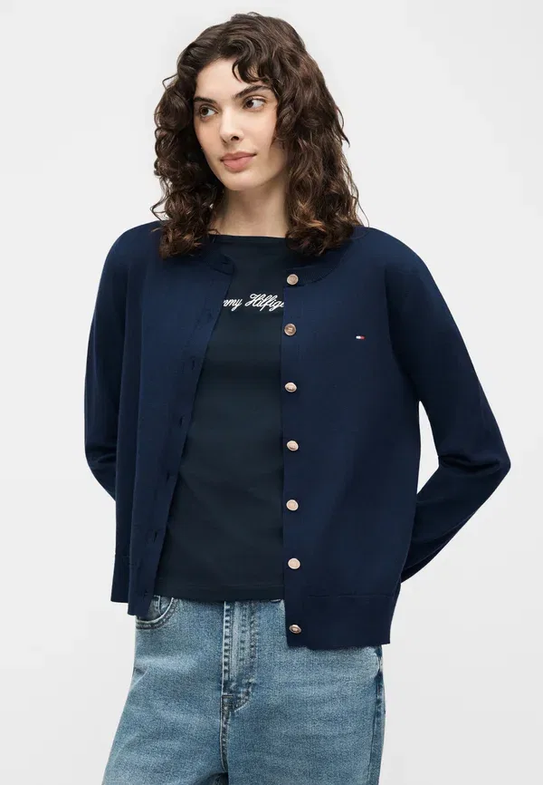 Кардиган Tommy Hilfiger, темно-синий — фото 4