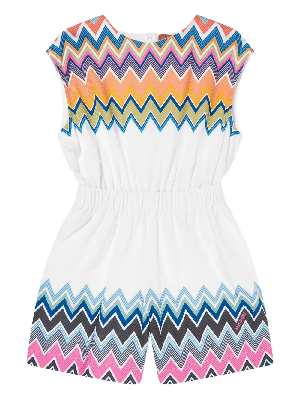 

Ромпер из джерси Missoni Kids, белый