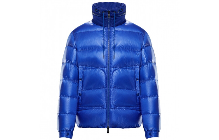 

Пуховик мужской синий Moncler