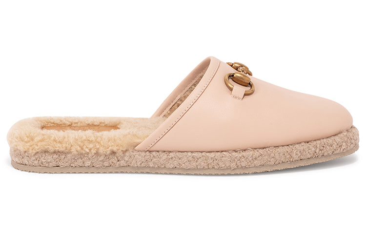 Кроссовки (WMNS) Gucci Horsebit Leather Slip On 'Skin Rose' — фото 2