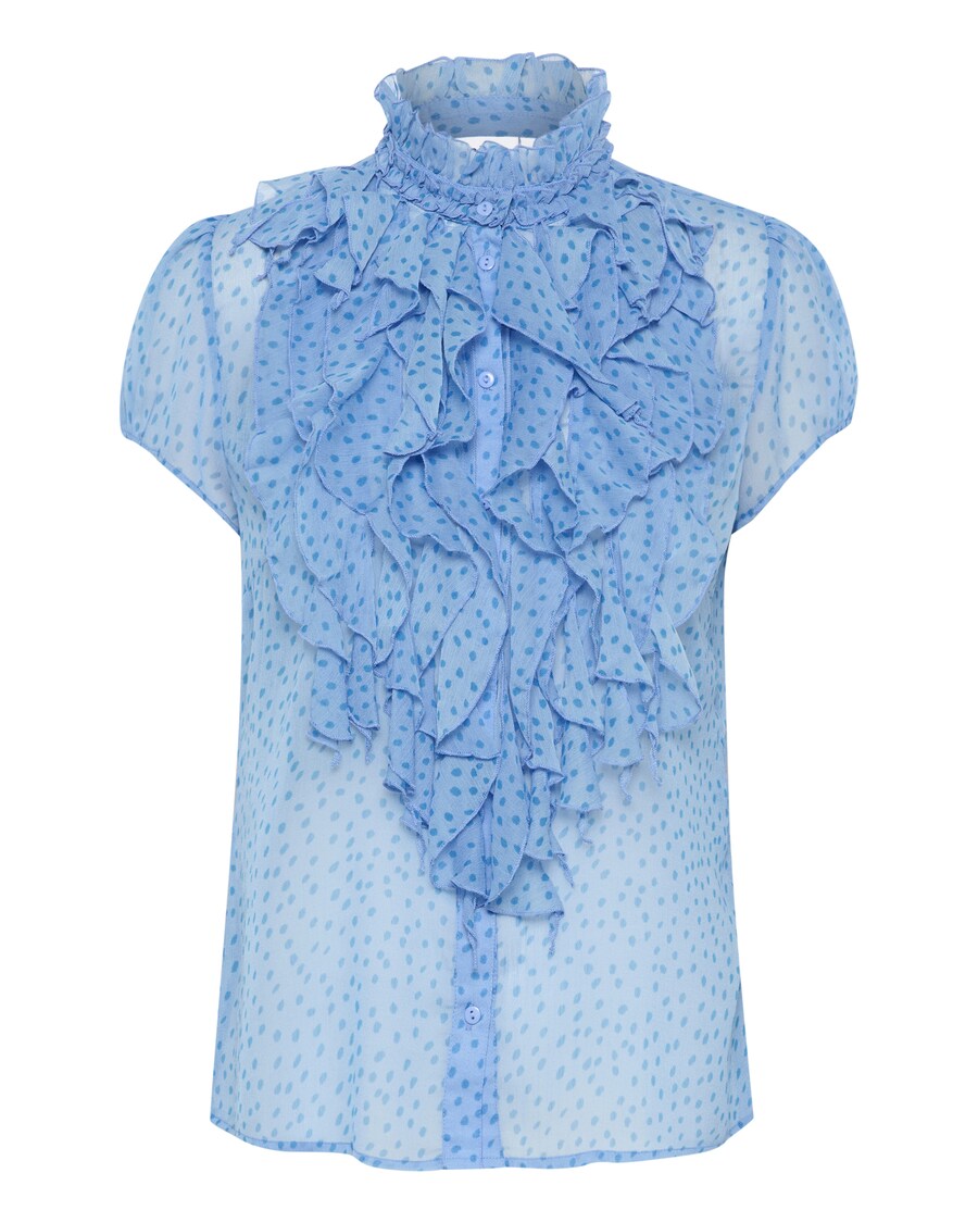

Блузка с коротким рукавом SAINT TROPEZ Blouse Lilja, синий