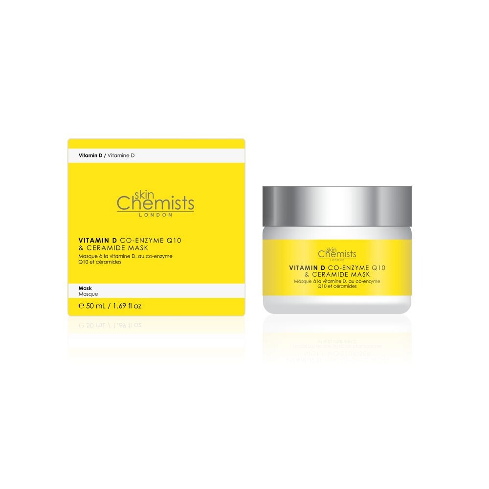 

Маска для лица Mascarilla de vitamina d, coenzima q10 y ceramida Skin chemists, 60 мл