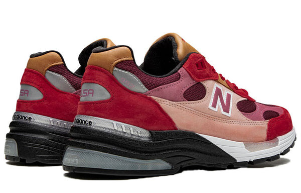 Кроссовки x joe freshgoods don't be mad 992 made in usa 'anatomy of a heart' New Balance, красный — фото 4