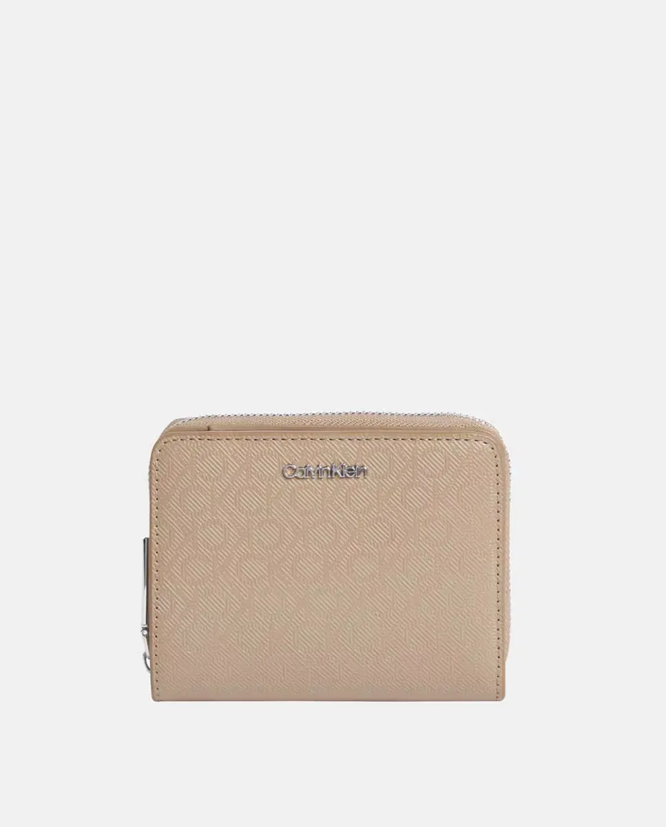 

Кошелек с монограммным принтом Calvin Klein, черный