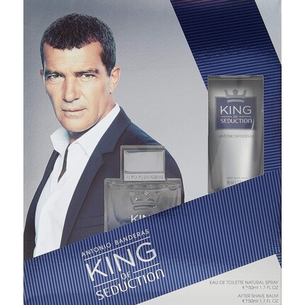 Подарочный набор King Of Seduction Edt спрей 50 мл + бальзам после бритья 50 мл, Antonio Banderas — фото 2