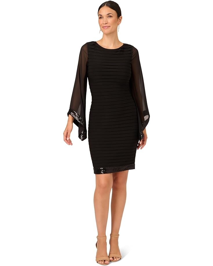 

Платье Adrianna Papell Banded Short, черный