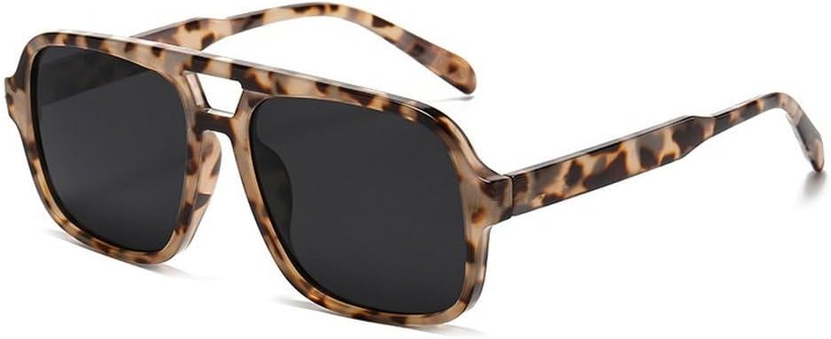 

Ретро-солнцезащитные очки с двойной перемычкой, квадратной формы, женские, модные, желто-зеленые, с защитой от УФ-излучения UV400, мужские солнцезащитные очки с градиентным покрытием SKFGNX, Pattern Grey