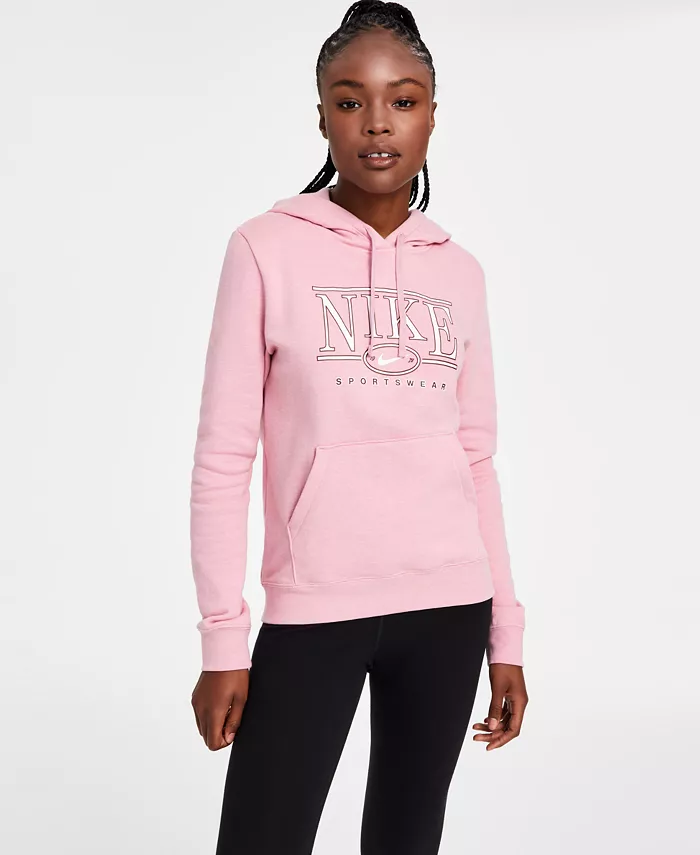 

Спортивная одежда для женщин: худи с принтом Club Fleece Nike, розовый