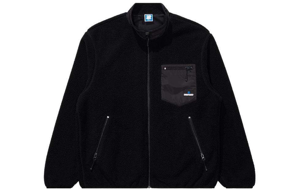 

UNDEFEATED Пальто с бархатистой текстурой Unisex, Black