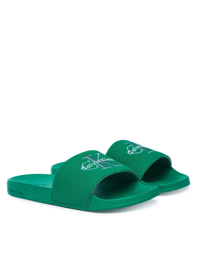 Calvin Klein Ess Slide CV mules YM0YM01393 Green — фото 2