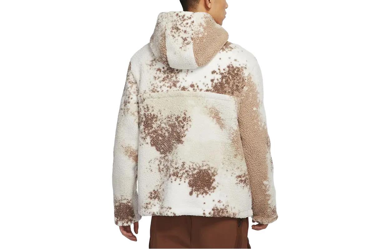 Куртка AS Men's Nike Sportswear SPE+ SHERPA HZ HOODIE LIGHT BONE DD5010-072 — фото 2