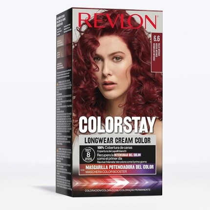 

Revlon ColorStay Longwear Крем-краска для волос 6.6 Интенсивный красный 165мл