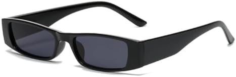 

Ретро-солнцезащитные очки прямоугольной формы для женщин, модные солнцезащитные очки в маленькой оправе для женщин, трендовые, с защитой от УФ-излучения UV400 MTZJH, One Color