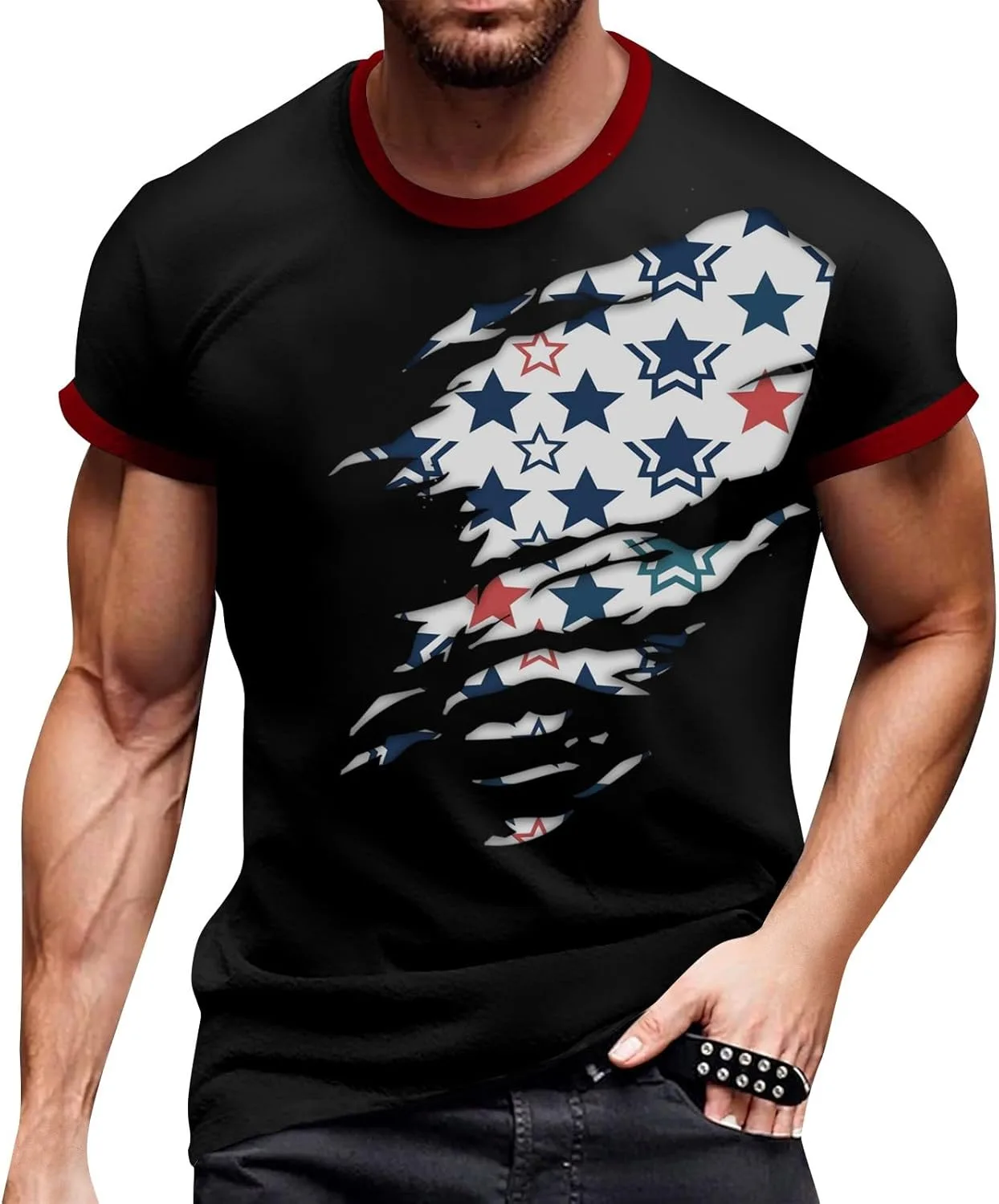 

Футболка мужская RTRDE летняя с принтом, S-2XL