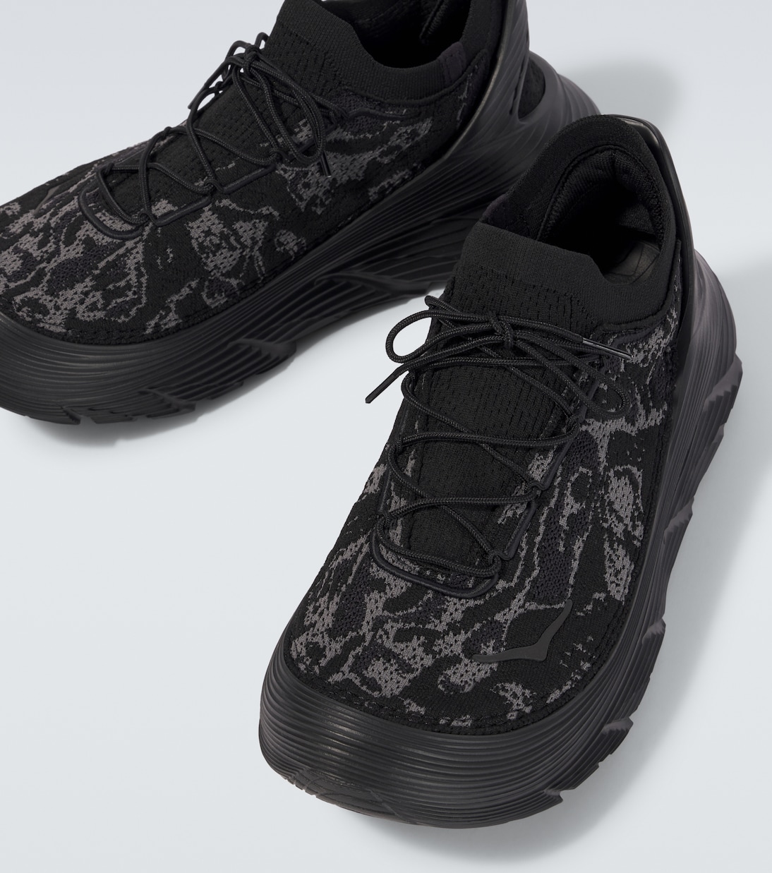 Чукка-кроссовки Restore Hoka One One, Carbon Black/Black — фото 3