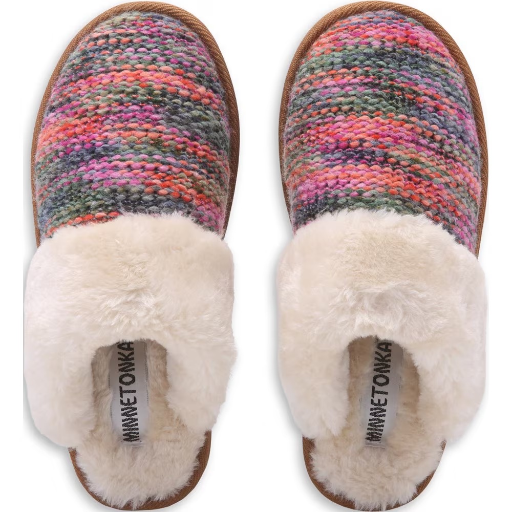 Тапочки Shari с потертостями Minnetonka Moccasin, мультиколор — фото 4