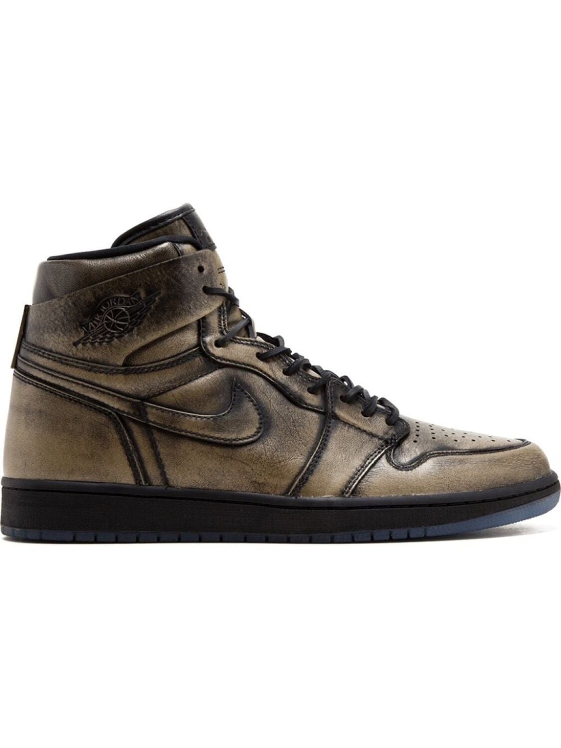 

Кроссовки Air 1 Ret High OG Wings Jordan, металлик