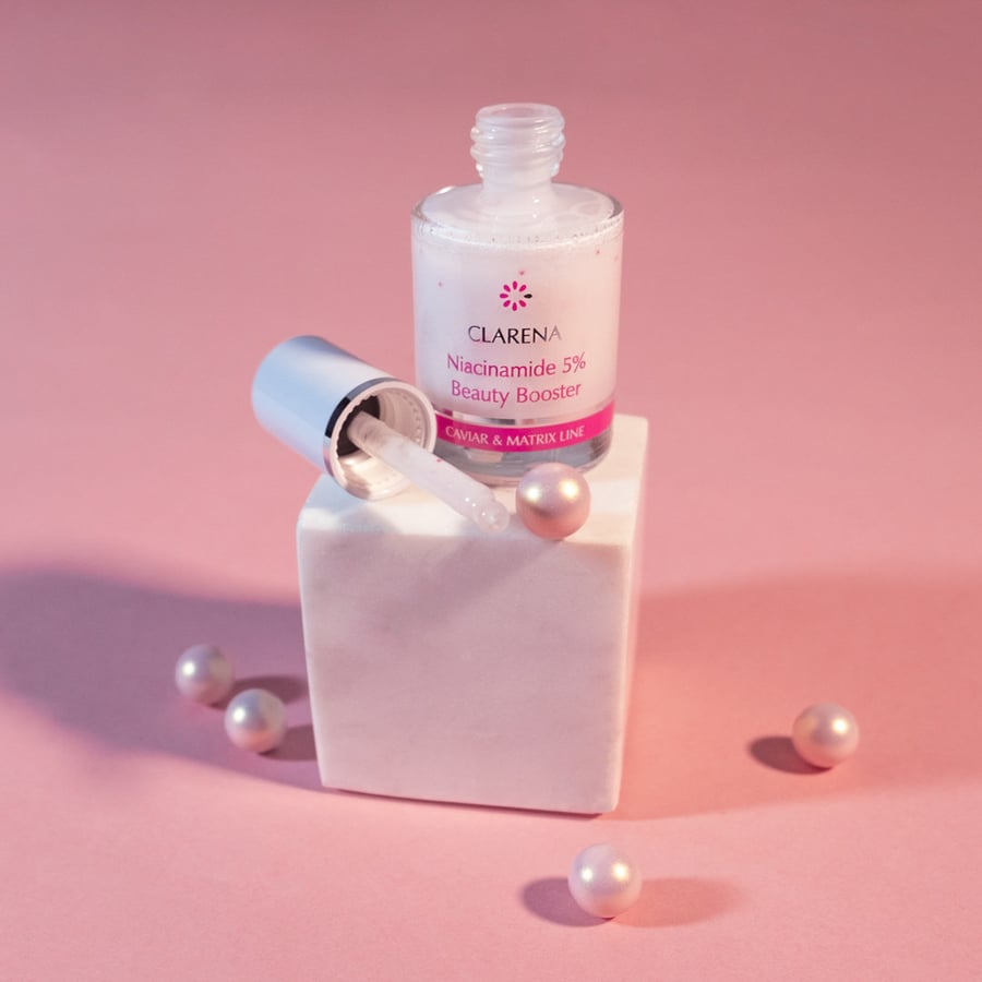 Бустер Clarena — Niacinamide % Beauty Booster, усилитель красоты для лица, увлажняет, укрепляет, уменьшает, 30 мл — фото 3