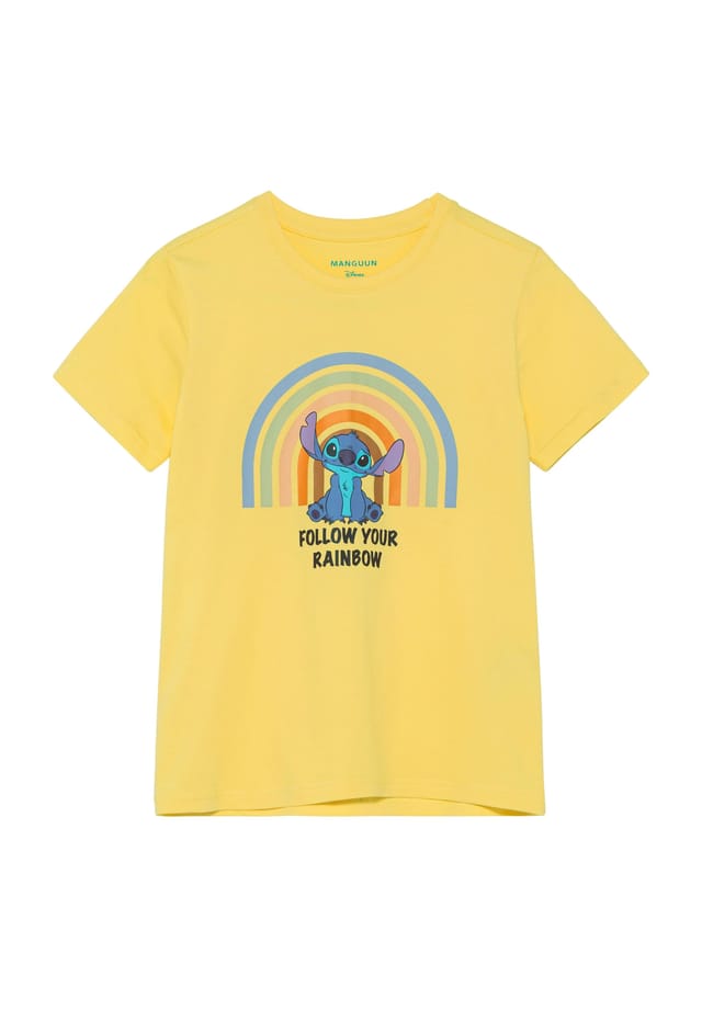 

Футболка хлопковая детская Manguun, цвет 1 lemon drop