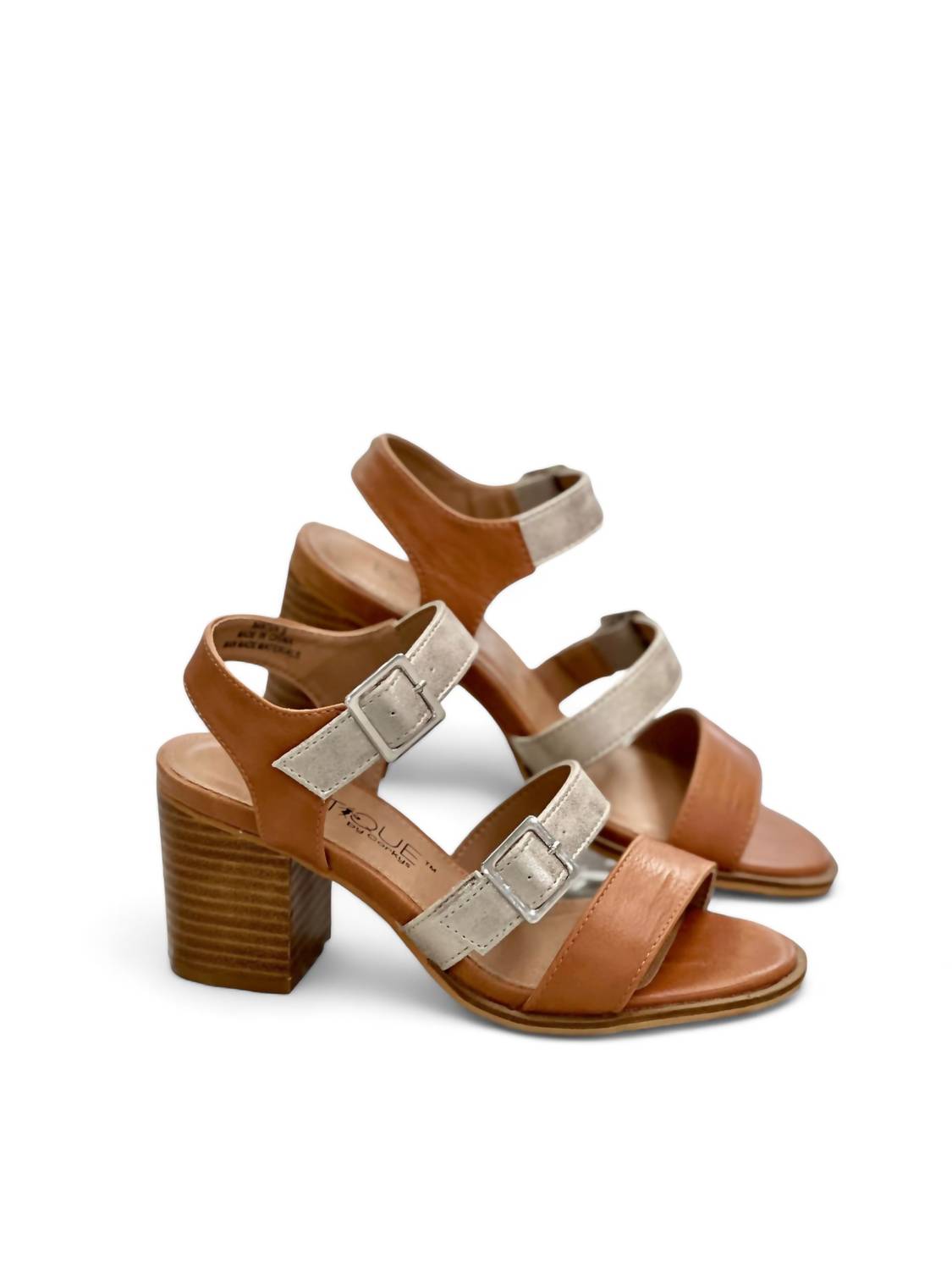 Босоножки на каблуке Banter Block Heel цвета коньяка Boutique By Corkys, цвет cognac
