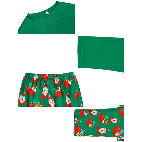 Пижама santa loungewear с длинным рукавом для детей Cheibear — фото 4