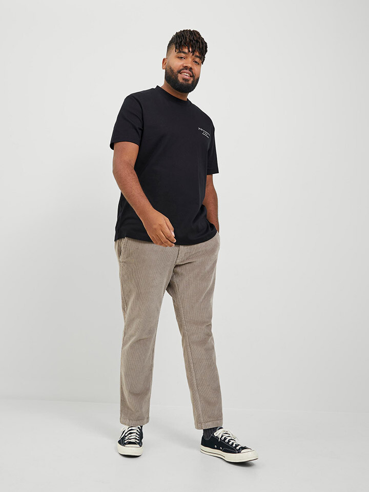 

Футболка JACK & JONES PLUS, черный